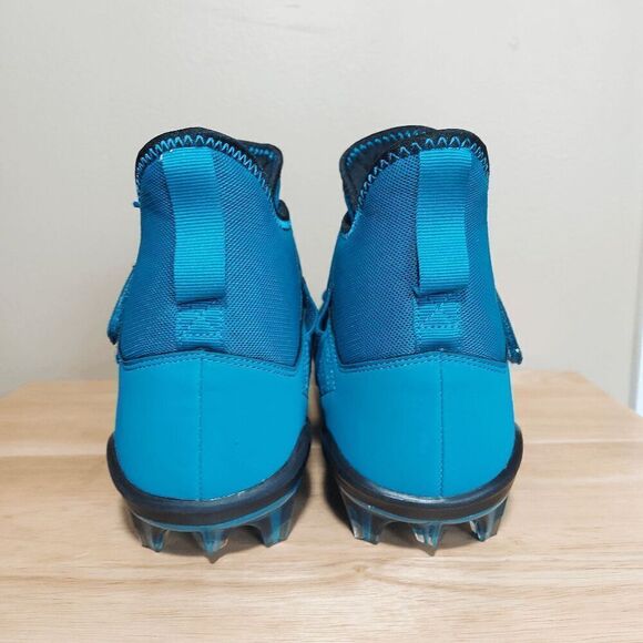 Nike Alpha Menace Pro 2 Mid Football Cleats Teal Gold Black BV3945-403 Men\'s 13 main image 5